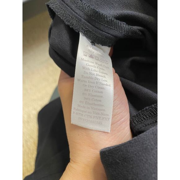 Everlane Work Ankle Slack Pant Regular in Black 4 - Picture 8 of 8